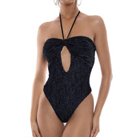 Luli Fama - Vibras Halter Keyhole Bandeau One Piece