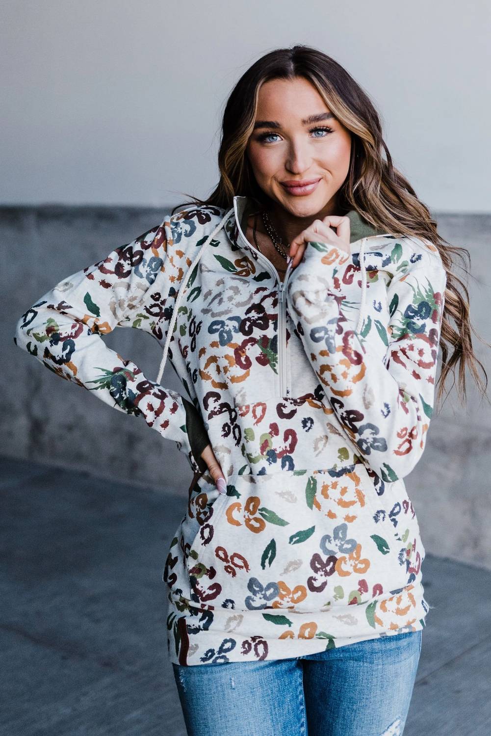 Ampersand Ave - Halfzip Hoodie