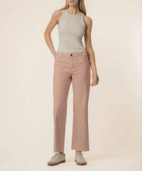 Kut From The Kloth - Charlotte Stripe High Rise Straight Leg Pants