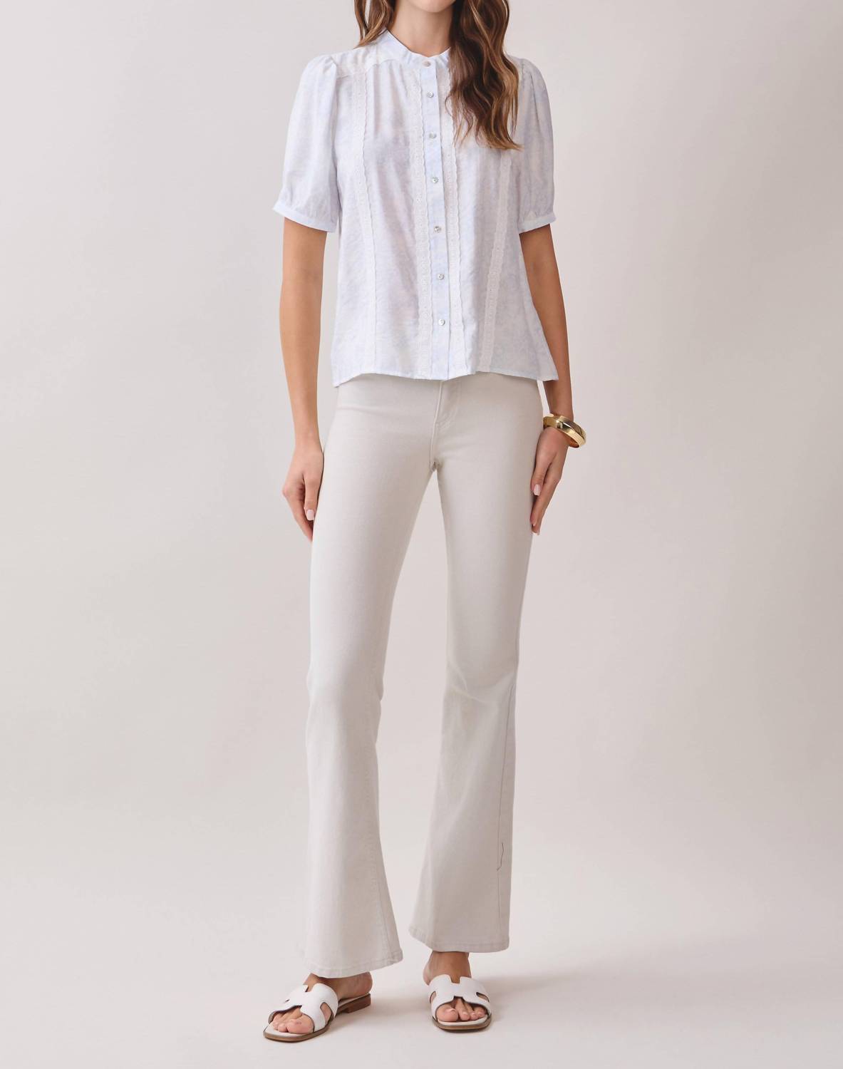 Tcec - Sunday Tea Button Top