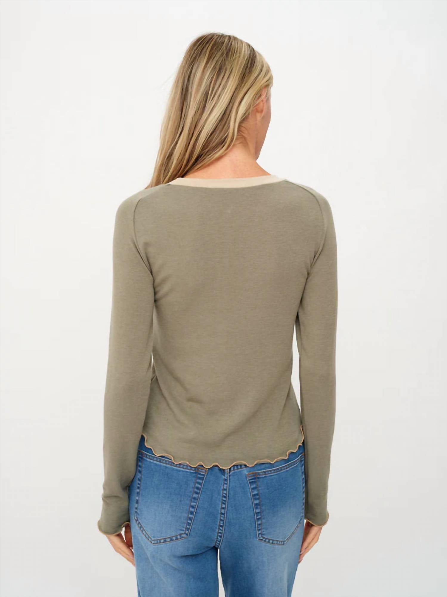 Six/Fifty - Lea Long Sleeve Layered Tee