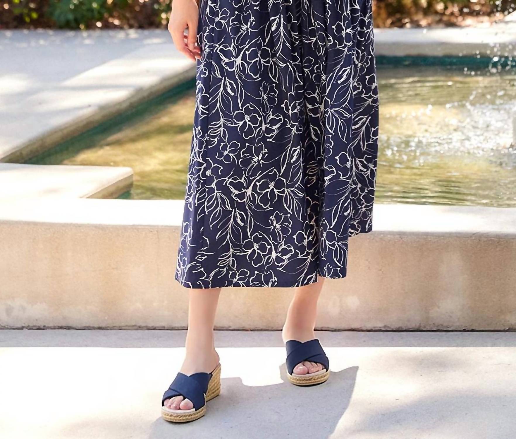 Karen Kane - Smocked Waist Midi Skirt