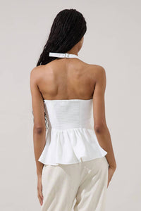 Sugarlips - Karmina Peplum Halter Top