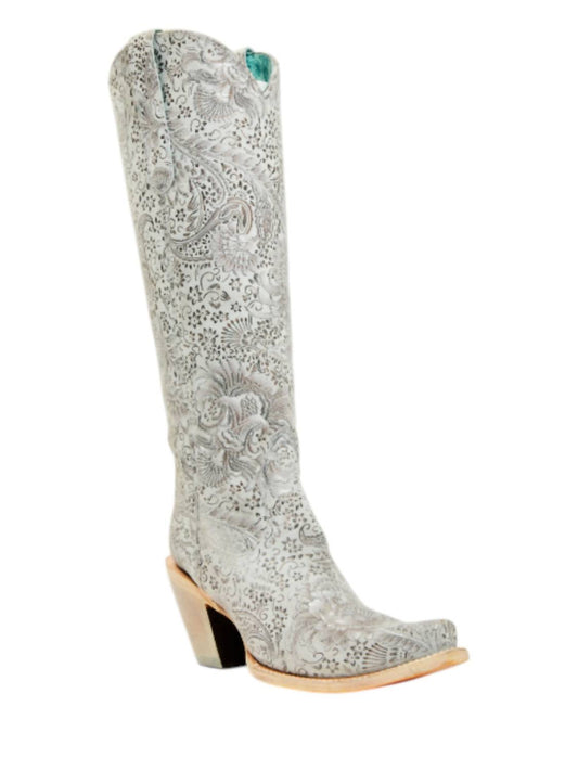 Corral - Women's Floral Embroidery Tall Boots