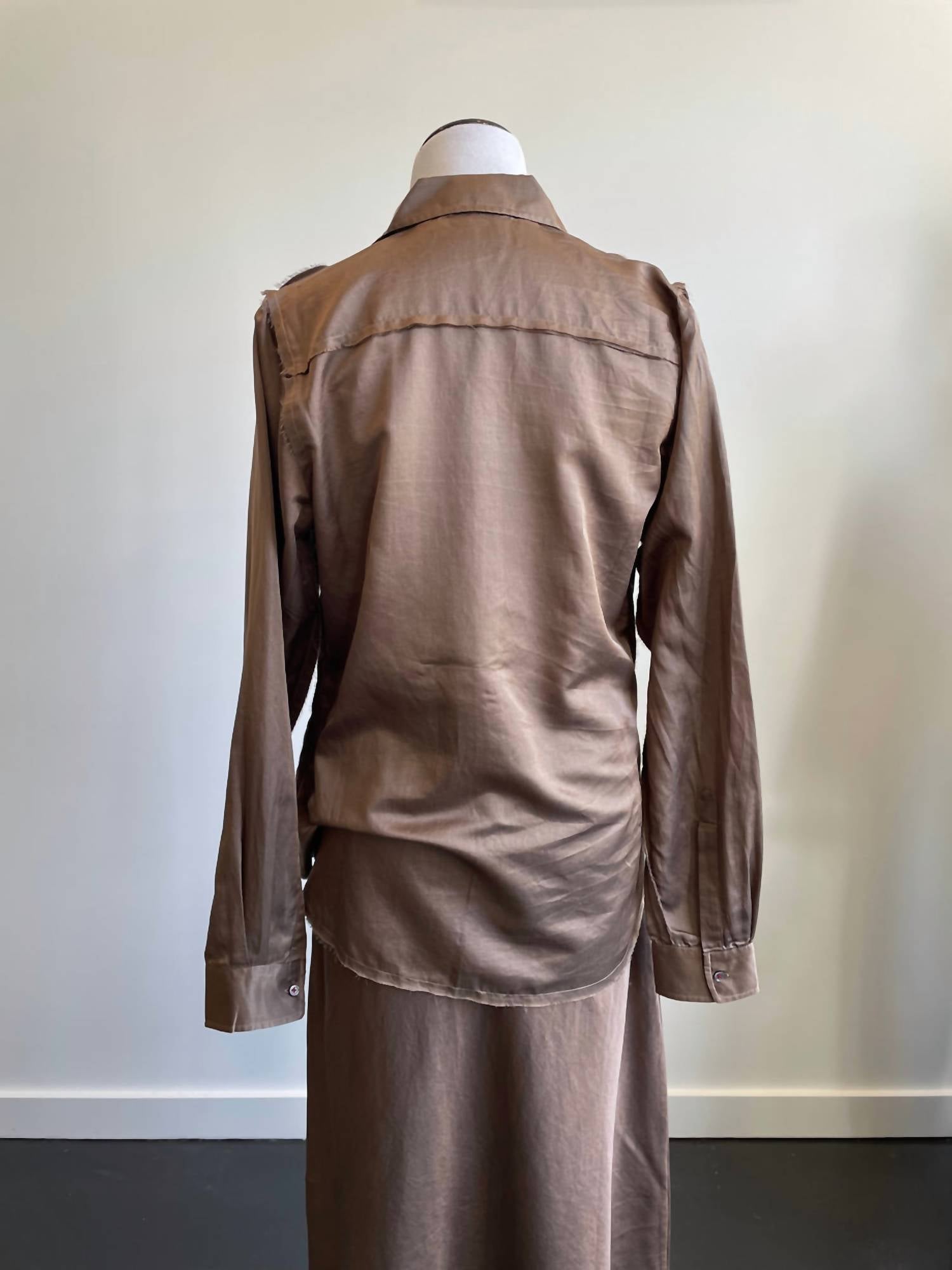 Brazeau Tricot - Women's Silk Tailor Shirt