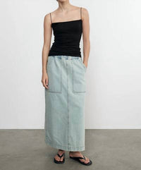 Enza Costa - Supima Cotton Essential Strappy Tank Top