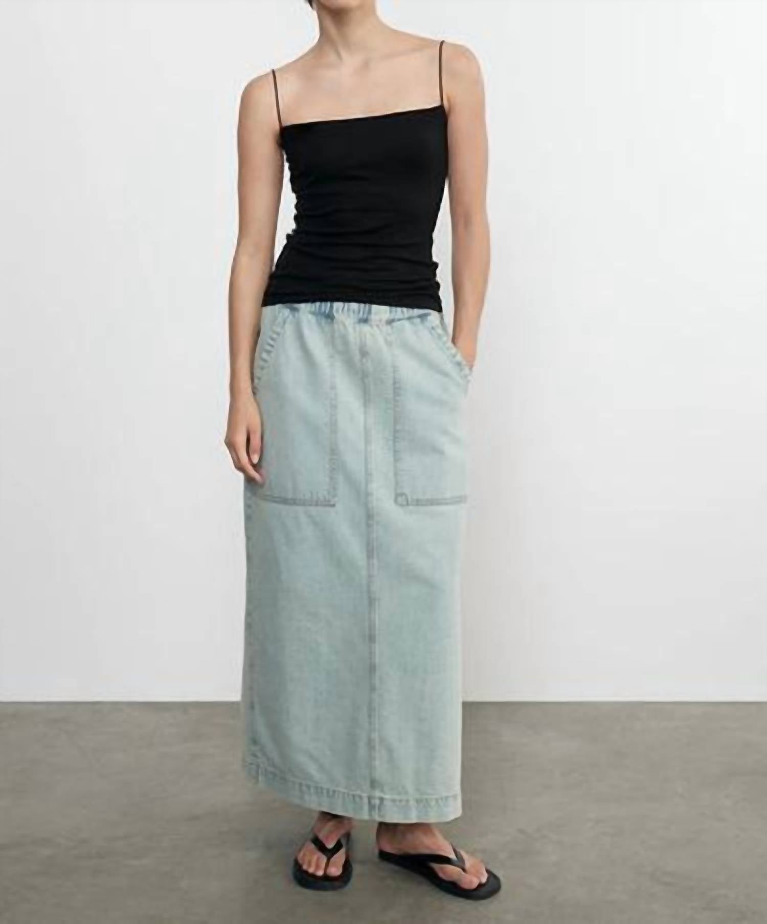 Enza Costa - Supima Cotton Essential Strappy Tank Top