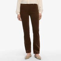 FRAME Women's Le Sleek Straight Corduroy Pants in bitter - women's pants