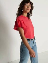Nation Ltd - Camille Flutter Sleeve Top