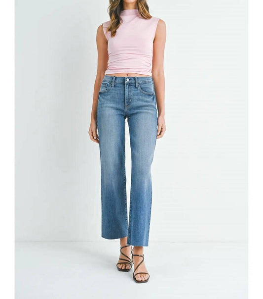 Just Black Denim - Mid Rise Slim Palazzo Jeans