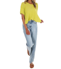 Free People - Elsie Short Sleeve Swing Tee