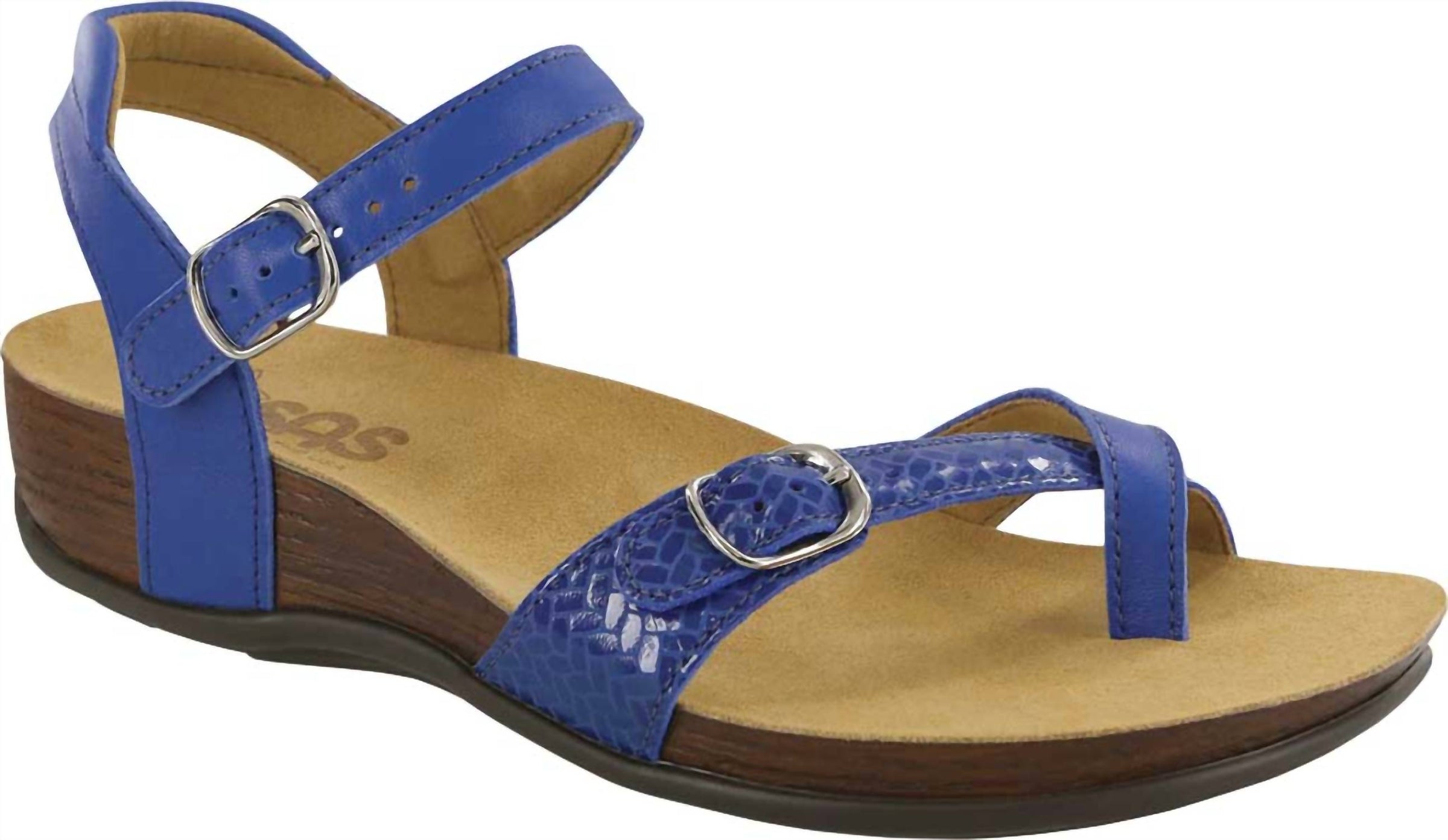 SAS Women's Pampa Toe Loop Sandal in sapphire - women's sandal