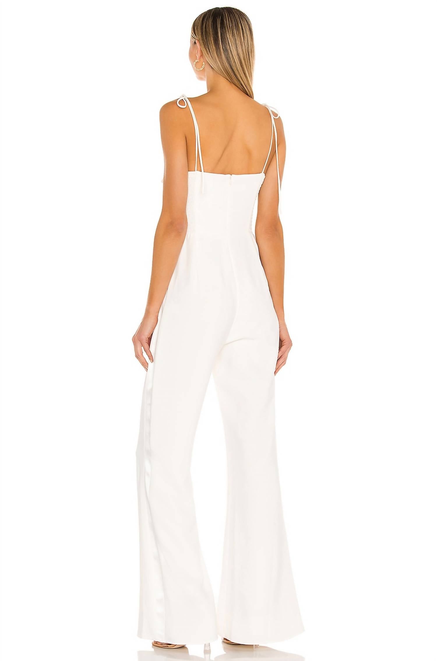 Amanda Uprichard - Champagne Jumpsuit