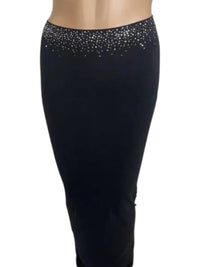 Wolford - Women’s Rhinestone Detail Waist Jersey Maxi Dress