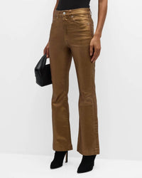 Veronica Beard - Carson Ankle Flare Metallic Pant