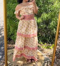 Pol - Floral Maxi Skirt Set