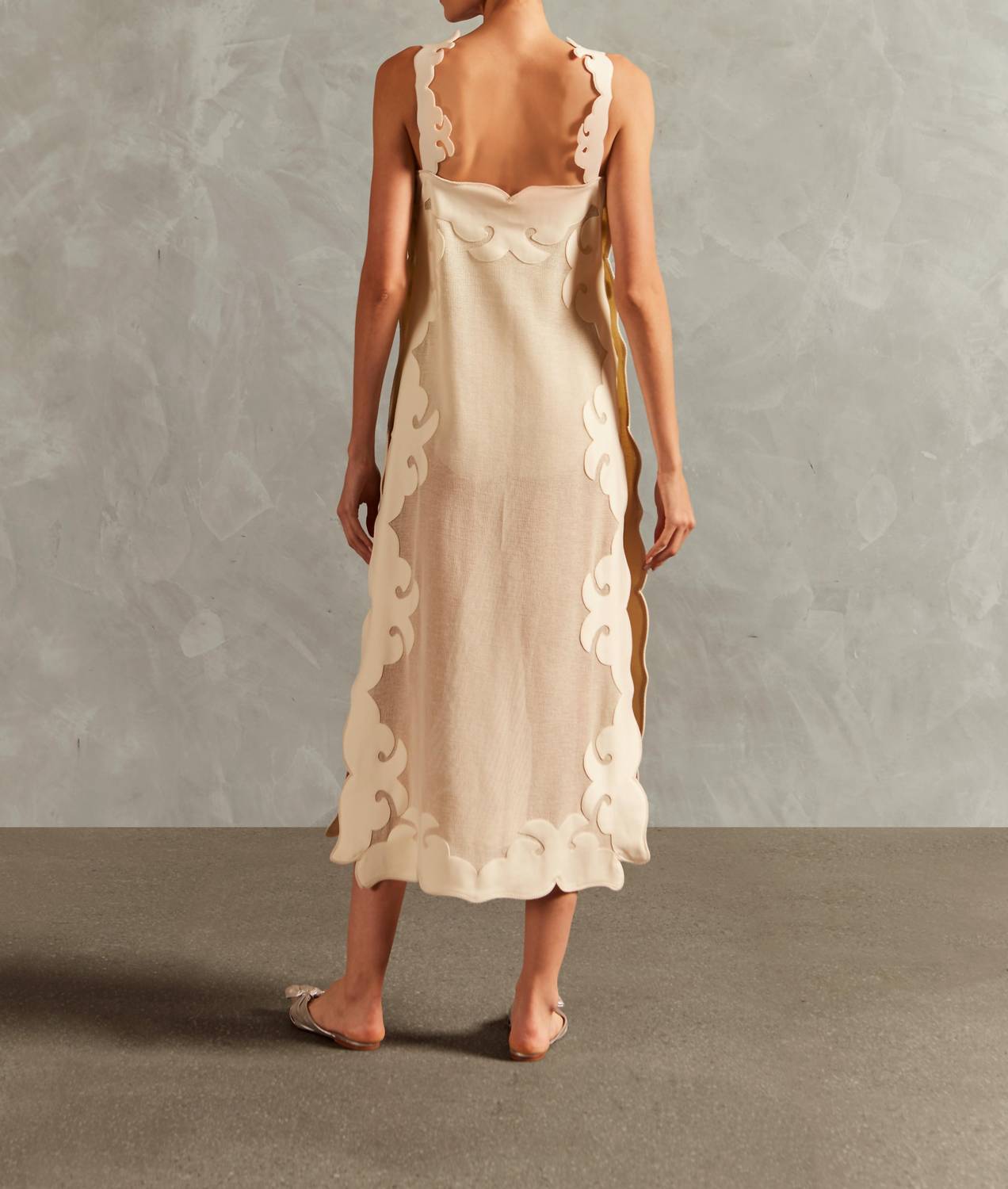Adriana Degreas - Réseau Appliqué Midi Dress