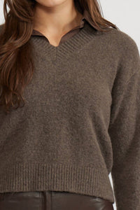 Lucy Paris - Oren Mixed Media Top