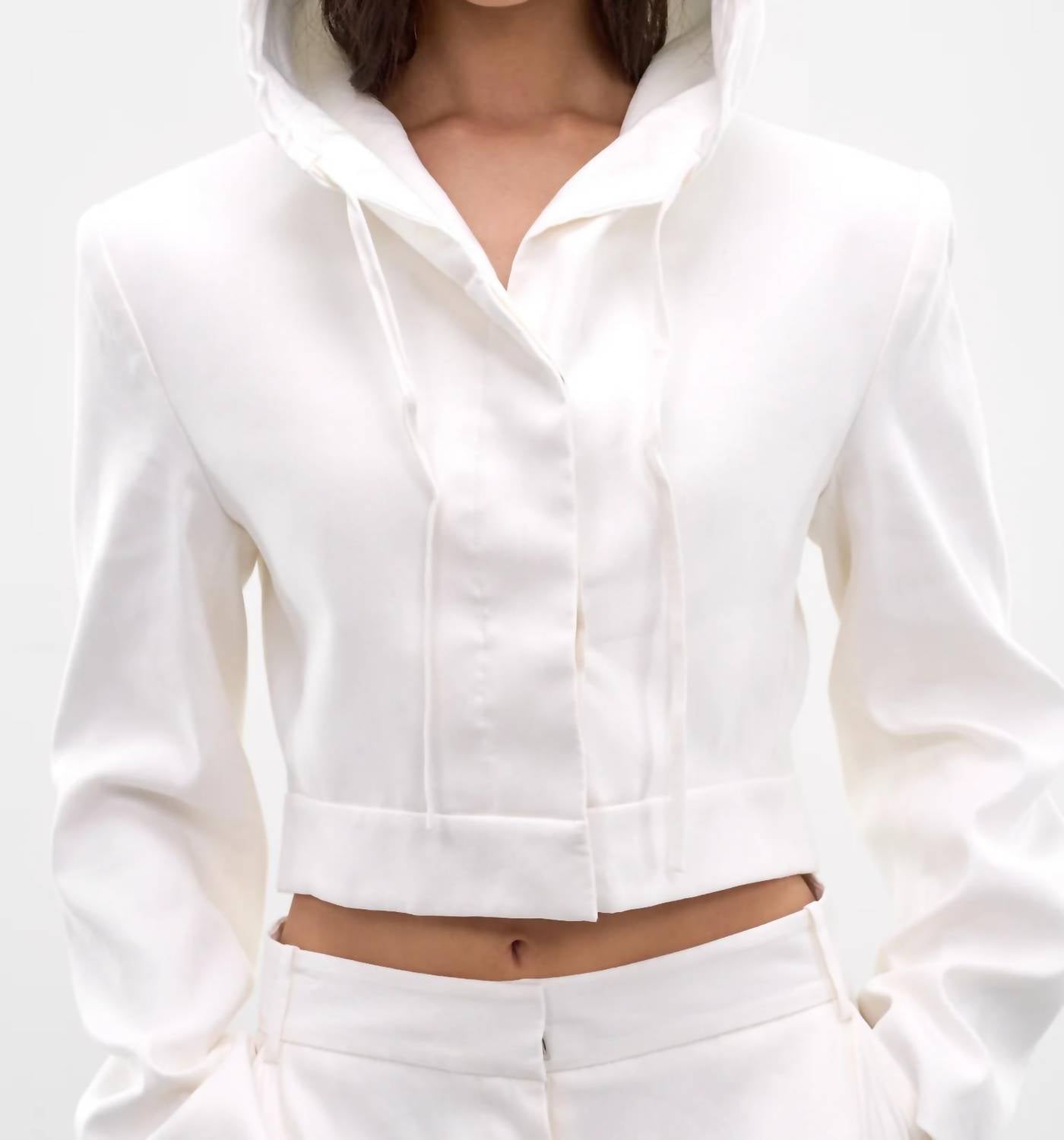 Christopher Esber - Noa Linen Hoodie