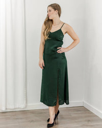 Saltwater Luxe - Crushed Satin Dress