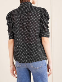 Frame - Gillian Polka Dot Blouse