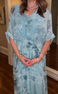 Look Mode Usa - Tie Dye Silk Dress