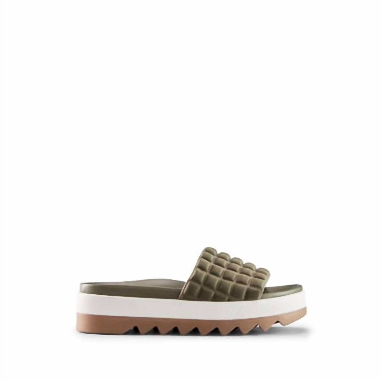 Cougar - Women's Perla Embossed Lycra Slide Sandal