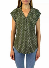 Jachs Girlfriend - Women's Button Front Blouse