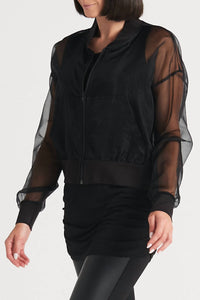 Planet By Lauren G. - Organza Baseball Jacket