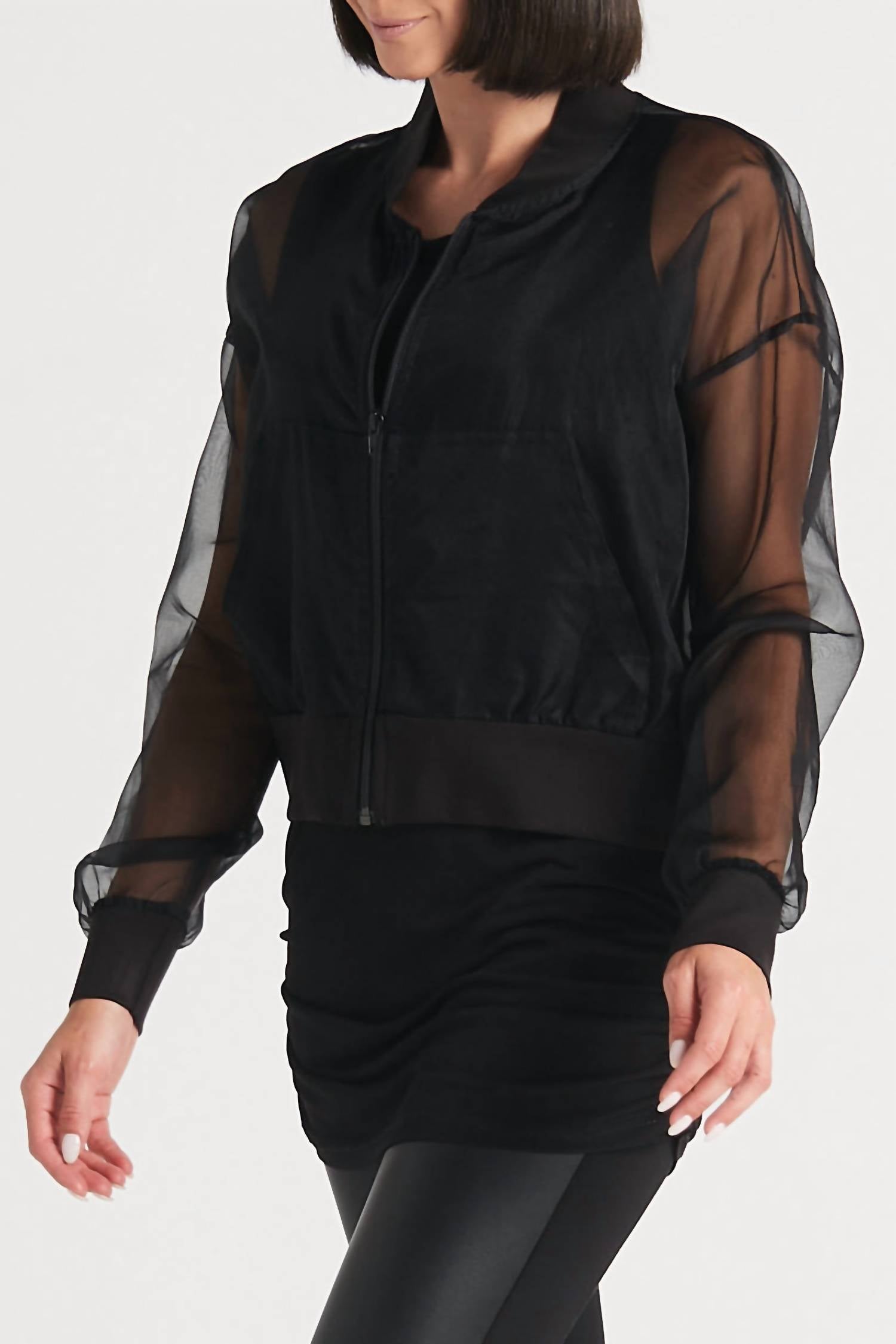 Planet By Lauren G. - Organza Baseball Jacket