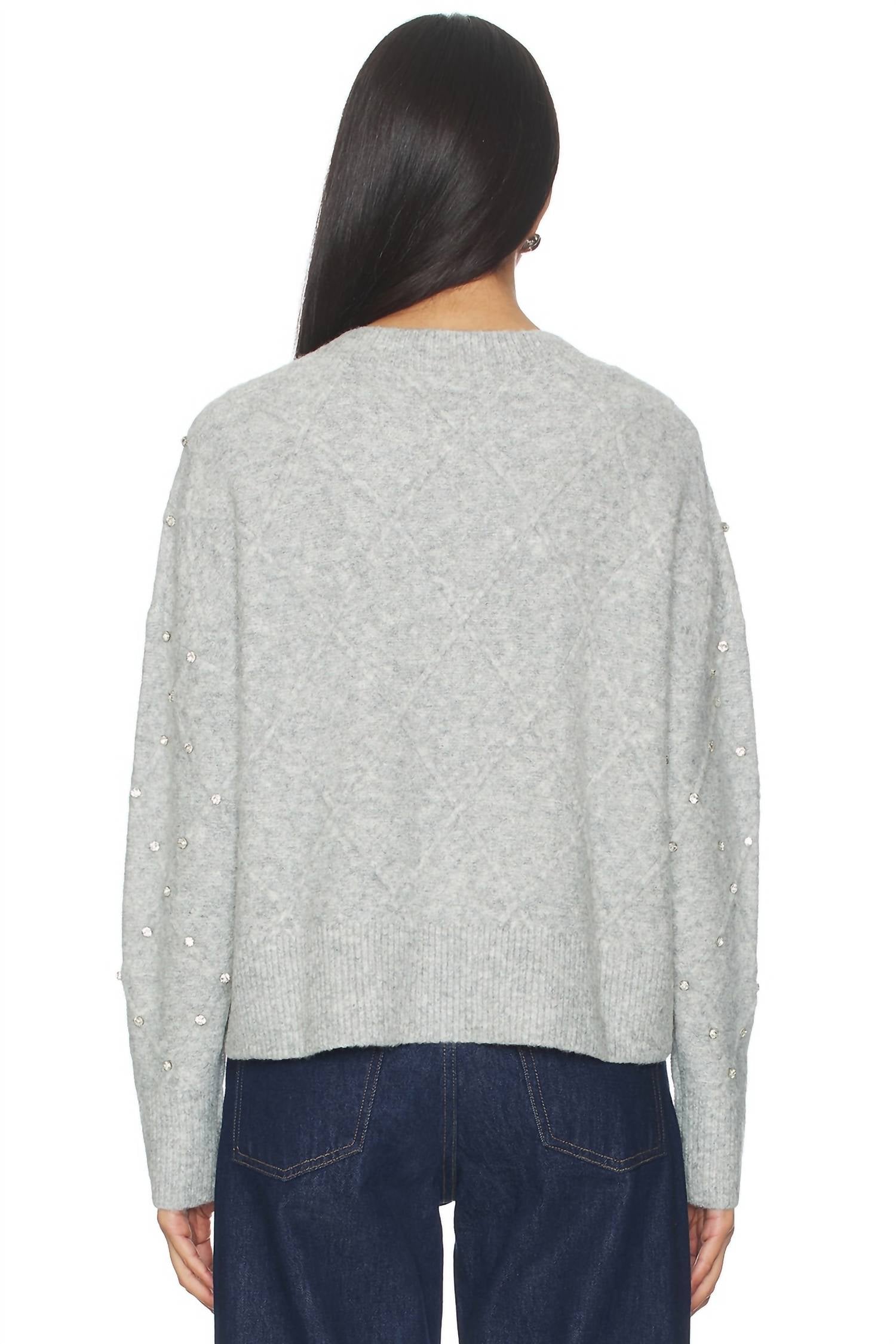 Lna - Noma Rhinestone Sweater