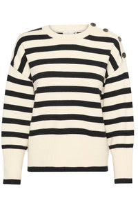 Kaffe - Marie Round Neck Casual Fit Pullover Sweater
