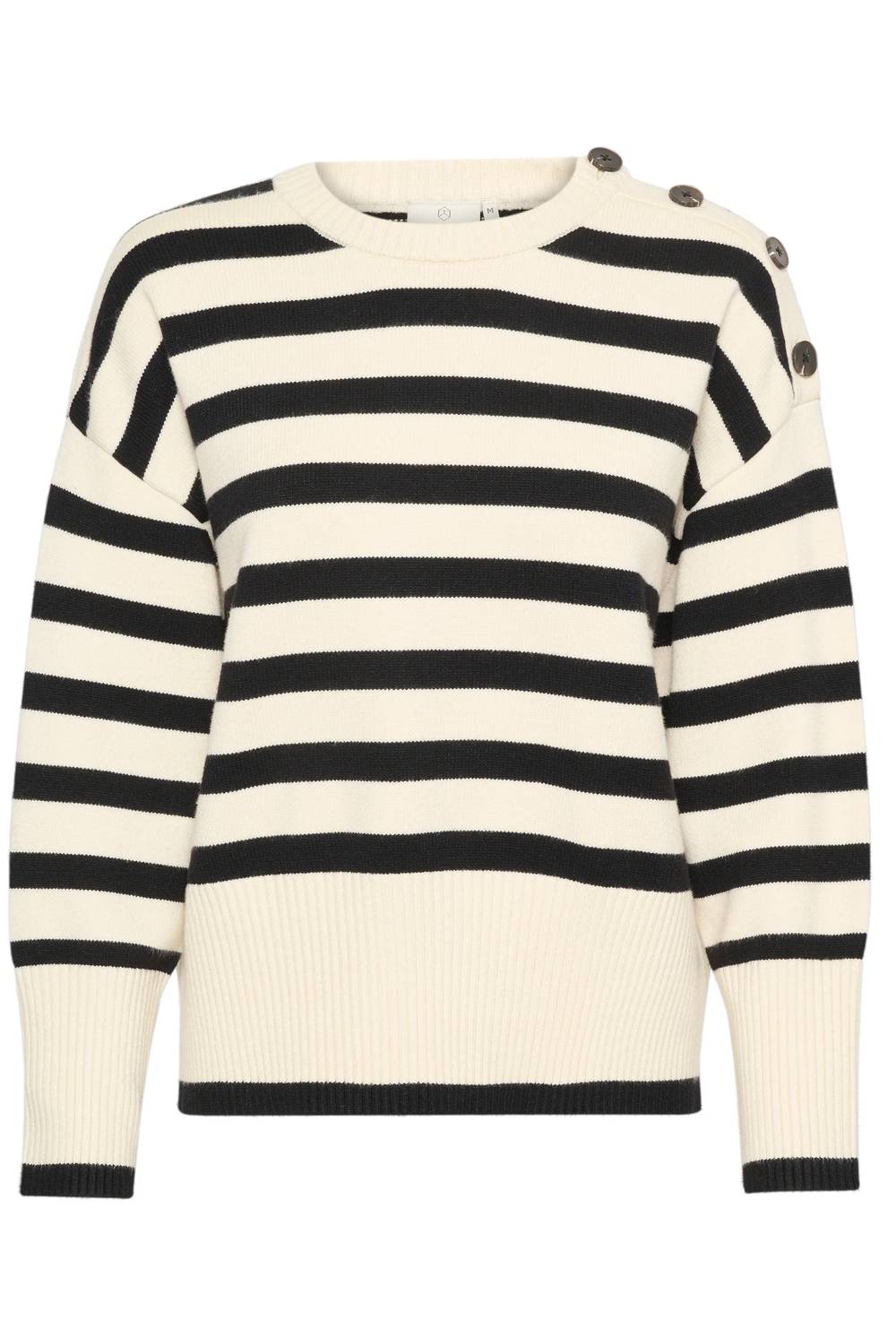 Kaffe - Marie Round Neck Casual Fit Pullover Sweater