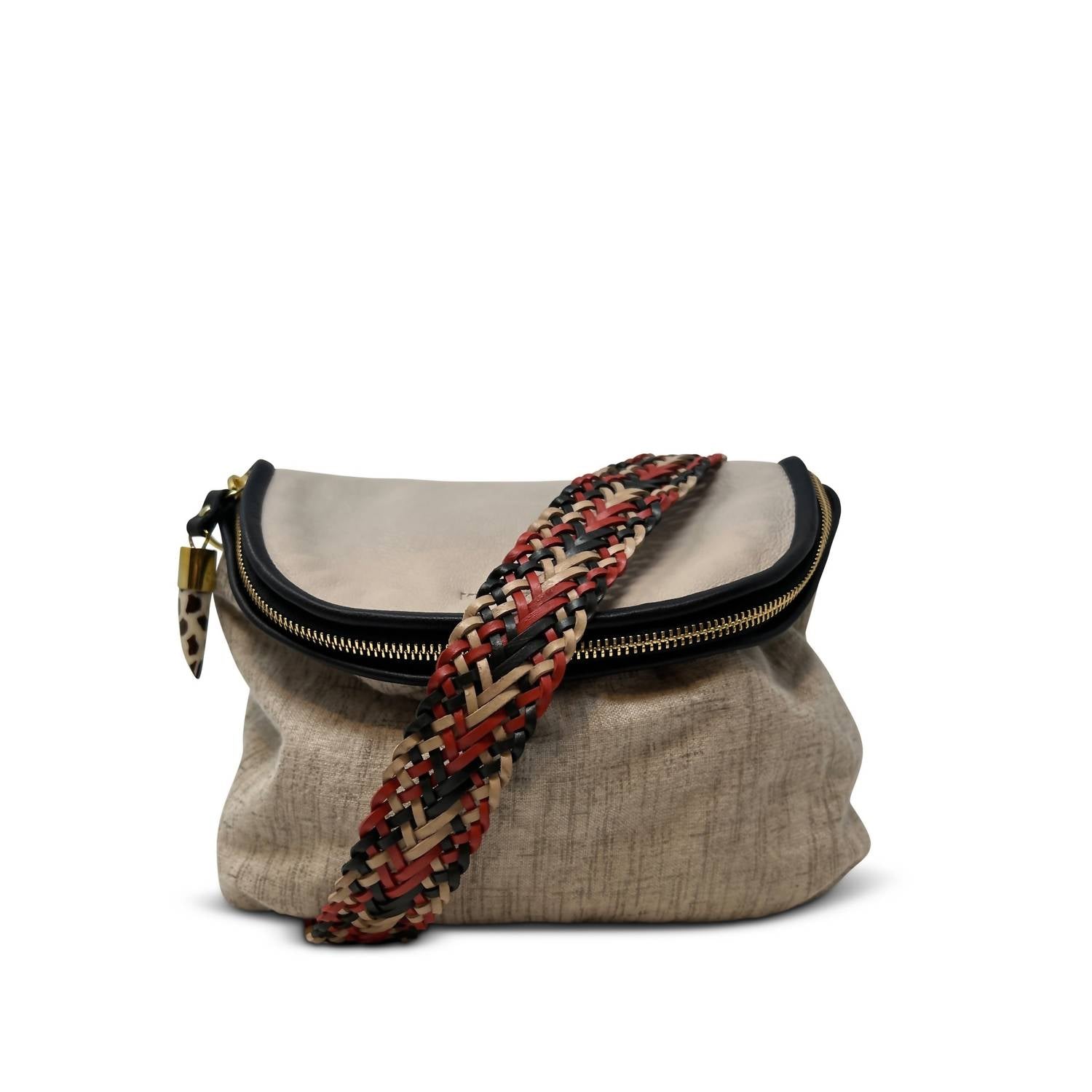 Kempton & Co. - Mini Windbourne Metallic Linen Crossbody Bag