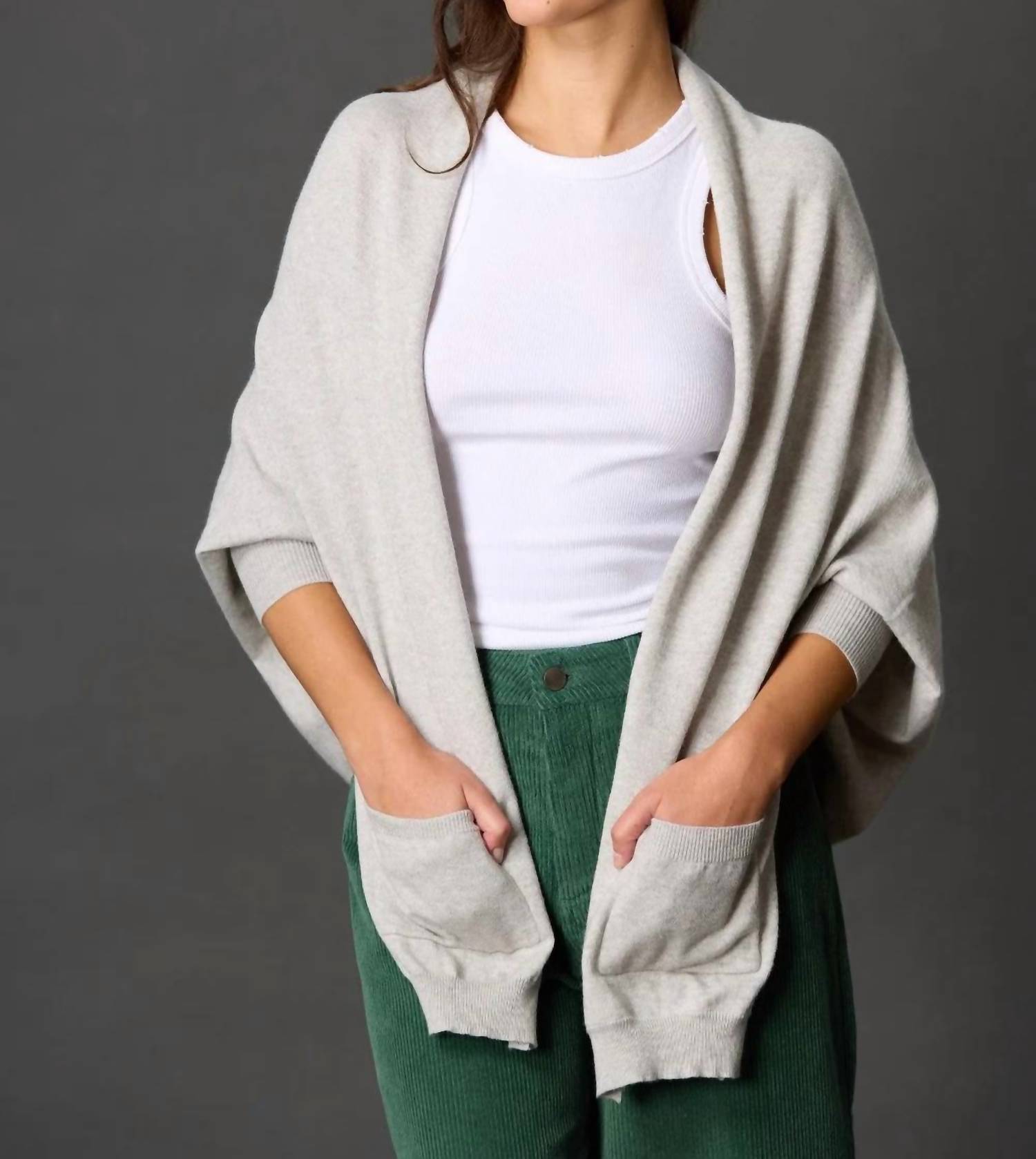 Before You - Open Cropped Cardigan