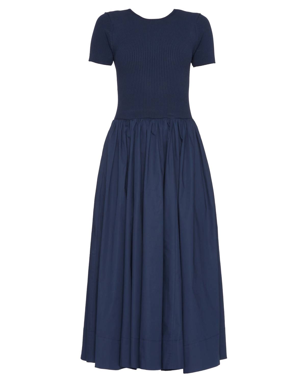 Staud - Ysabel Crewneck Midi Dress