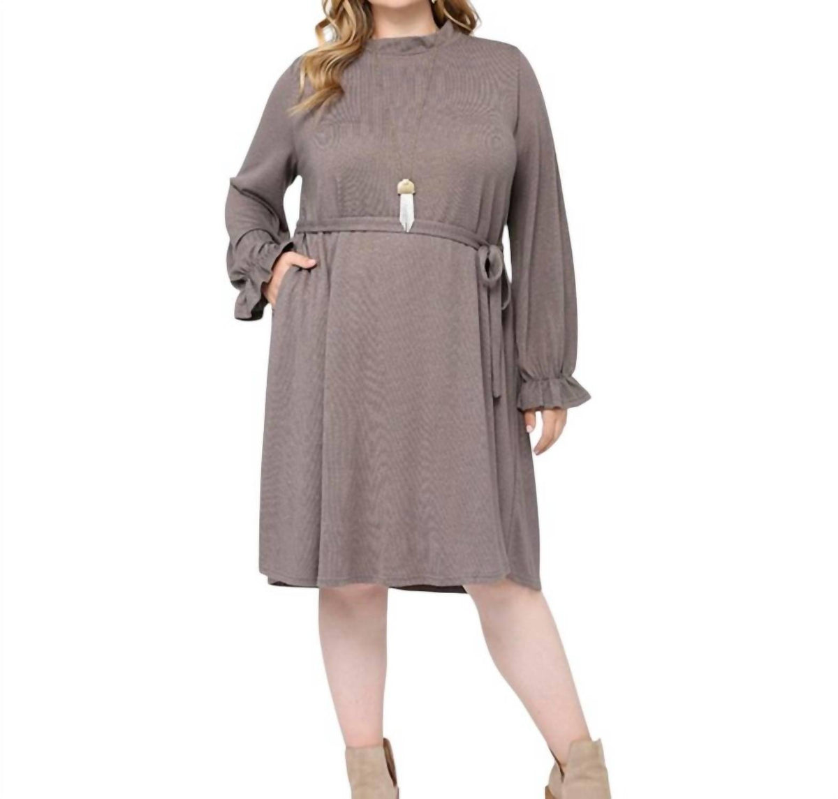 Gigio - Sweet Long Sleeve Dress - Plus