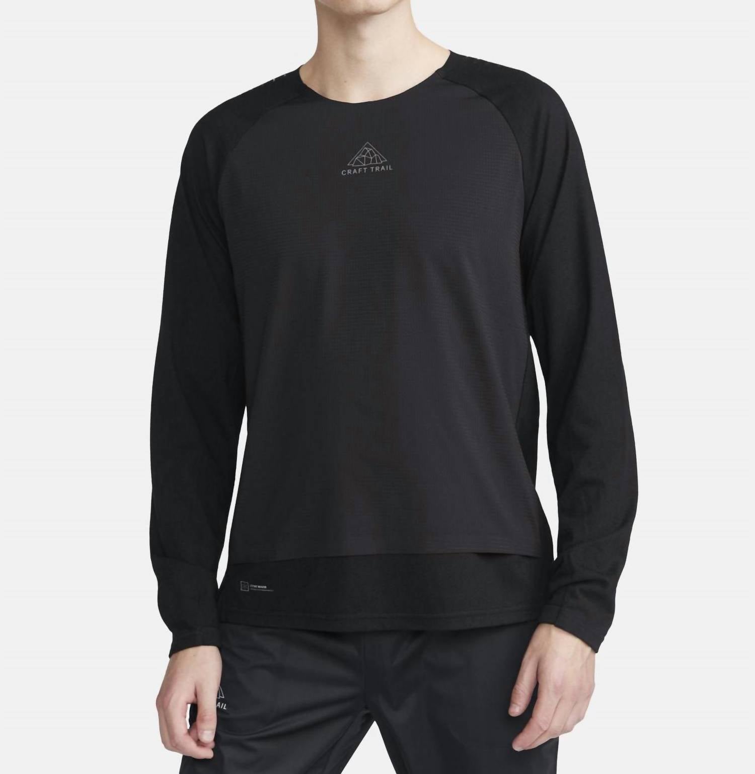 Craft Sportswear - Men's Adv Trail Wool Wind Long Sleeve Tee