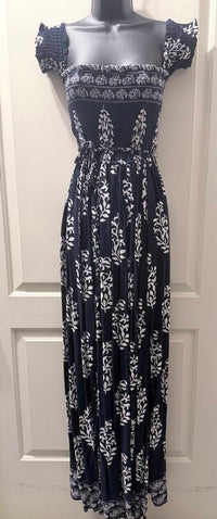 Miss Avenue Women's Beverly Maxi Dress in navy - women's dress