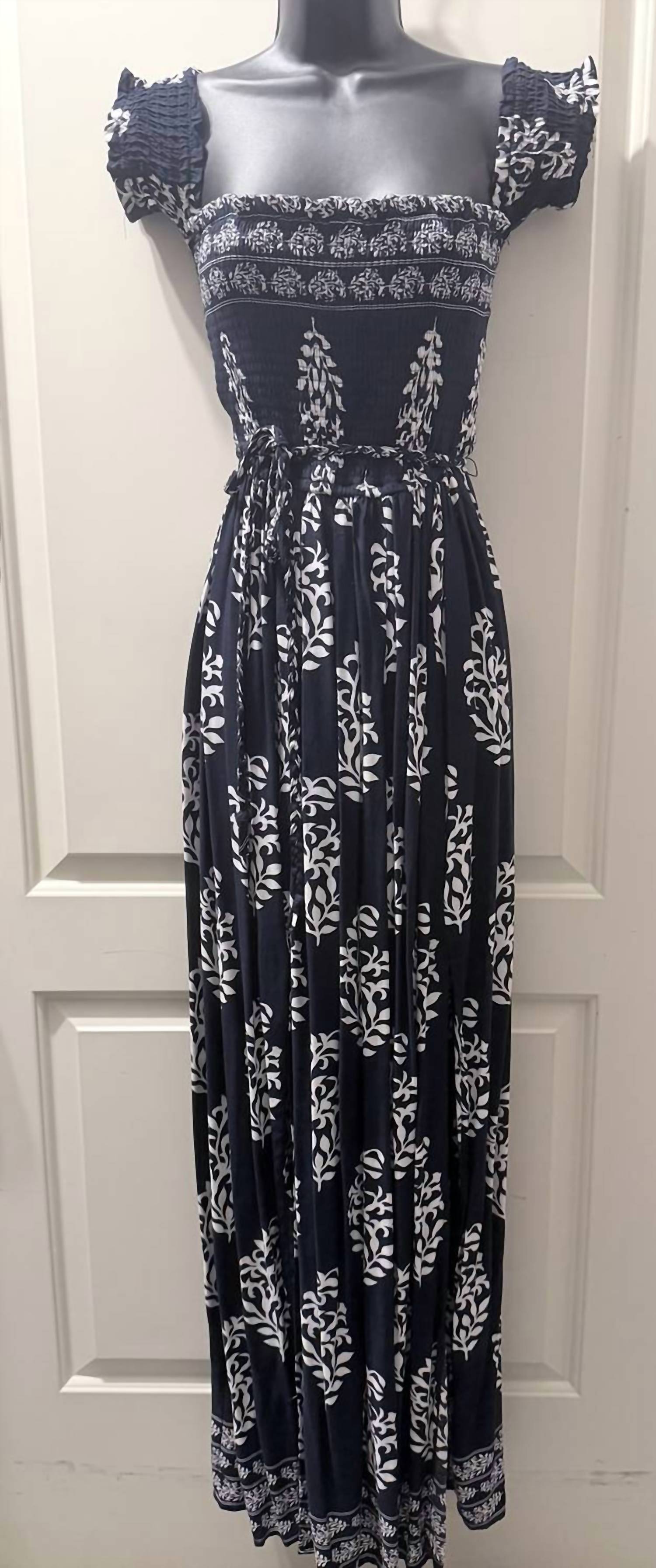 Miss Avenue Women's Beverly Maxi Dress in navy - women's dress