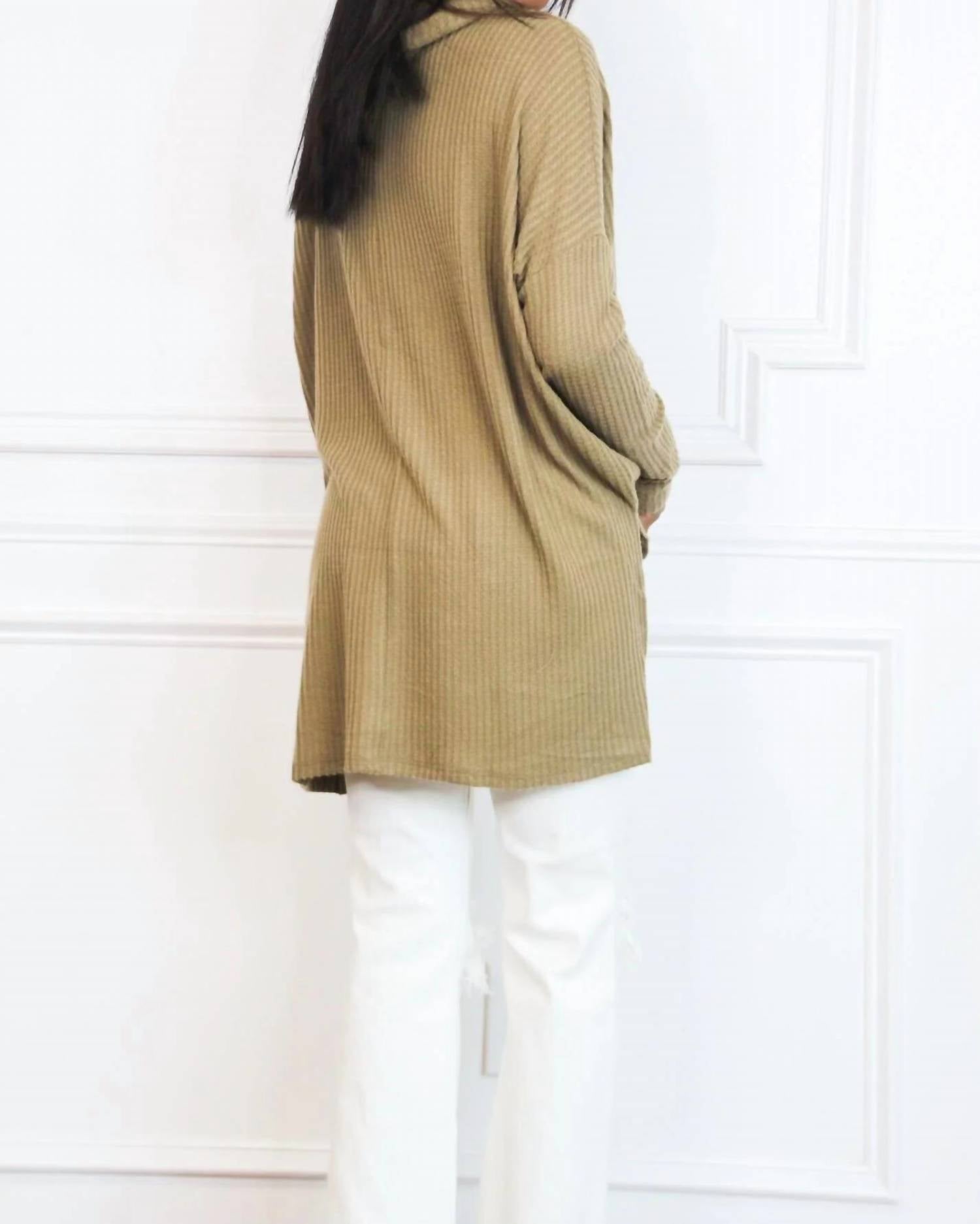 Zenana - Oversized Thermal Sweater