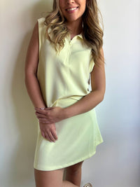 Skies Are Blue - Sleeveless Skort Set