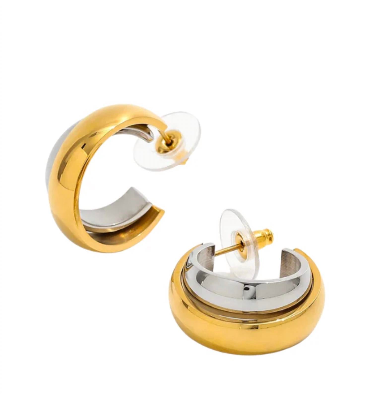 Katie Rae Collection - Women's Fusion Hoops Earrings