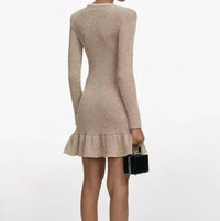 Self-Portrait - Lurex Knit Dress