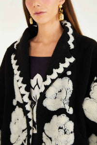 Farm Rio - Floral Arabesque Fleece Coat