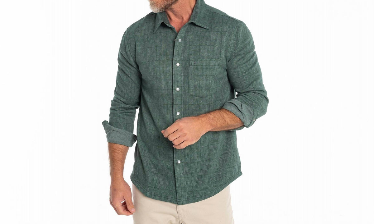 Criquet - Men's Chill Knit Plaid Shirt