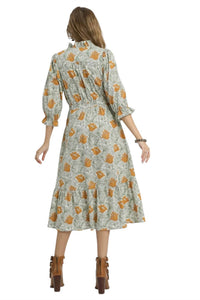 Umgee - Abstract Print Midi Dress