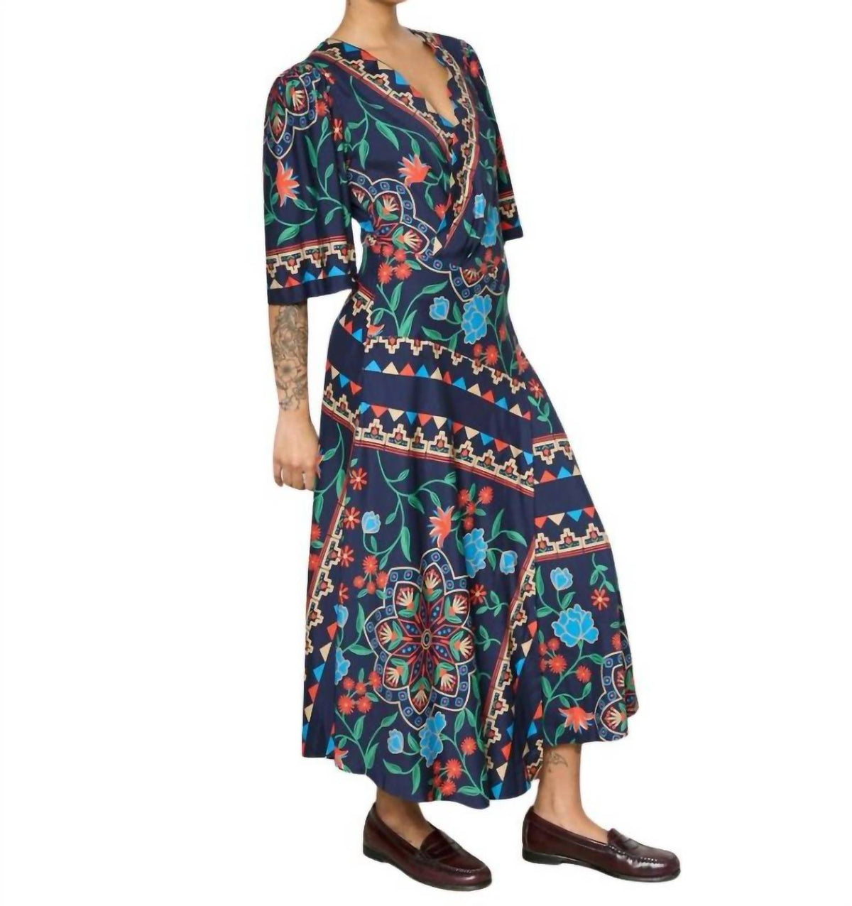 Hope For Flowers - Surplice Maxi Dress