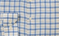 Scott Barber - Men's Coastal Linen Plaid Shirt