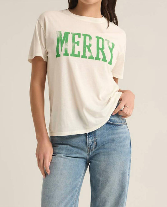 Z Supply - Merry Boyfriend Tee